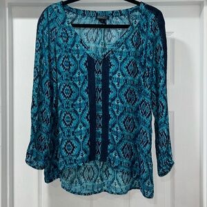 Lucky Brand V- Neck Top